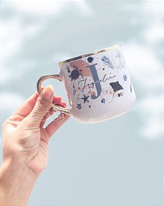 Caneca nobelle gold oceano 400mL