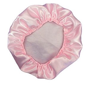 Touca de cetim antifrizz alto brilho