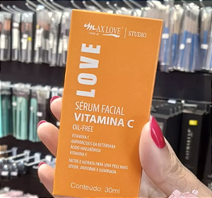 Serum Facial Vitamina C Max Love  Oil Free 30 ml