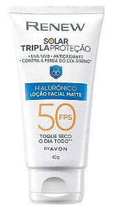 PROTETOR SOLAR FACIAL NATURA E AVON