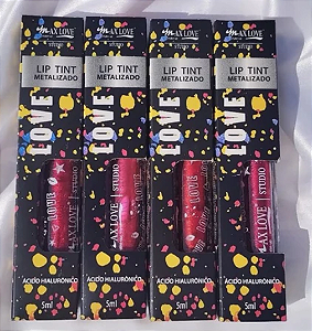 LIP TINT MAX LOVE METALIZADO BRILHANTE
