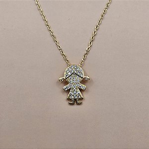 COLAR MENINO DOURADO