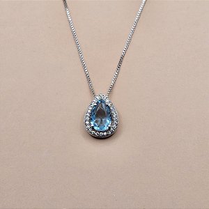 COLAR GOTA AZUL CLARA MARACANÃ