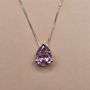 COLAR GOTA ROSA