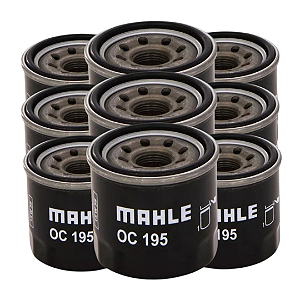 KIT 9 Filtros de óleo MAHLE OC195