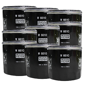 KIT 9 Filtros de óleo MANN W6610
