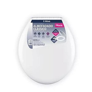 ASSENTO SANITARIO ALMOFADADO BRANCO ATLAS