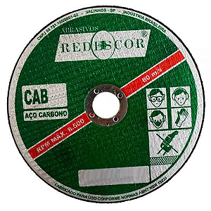 DISCO DE CORTE 2 TELAS 4.1/2"X1/8"X7/8" REDESCOR