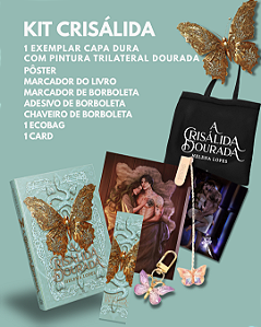 A CRISÁLIDA DOURADA EDIÇÃO CAPA DURA - KIT CRISÁLIDA - Helena Lopes