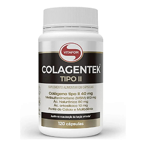 Colágeno Tipo II Vitafor Colagentek 120 Caps