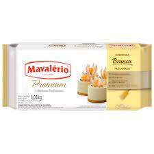 COBERTURA CHOCOLATE BRANCO MAVALÉRIO PREMIUM  1,01 KG