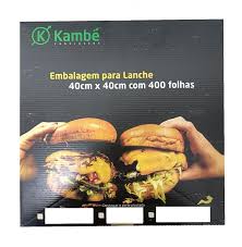 Papel Acoplado para Lanche c/400 olhas