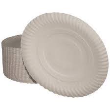 Prato de papelão N8 c/100 un