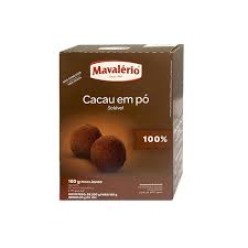 Cacau 100% em pó 180g Mavalério