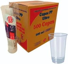 Copo 550ml liso ultracopos pct c/50 un