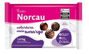 Cobertura Barra Meio Amargo Norcau 1,01kg