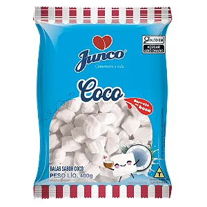 Bala aniversario côco 400g