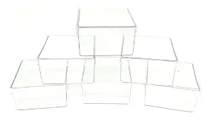 CAIXA ACRILICA 7X7 TRANSPARENTE 10 UNIDADES