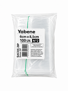 SACOS ZIP VABENE 6X 8,5CM 100UN N 2