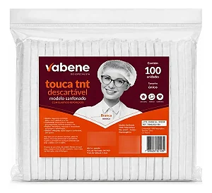 TOUCA TNT DESCARTÁVEL MODELO SANFONADO VABENE 100 UN