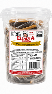 Doce Elenizia Fondant de Leite Misto Pote c/20 un
