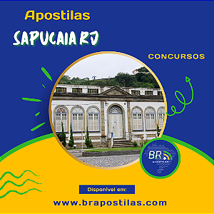 Apostila PREFEITURA DE SAPUCAIA RJ 2024 Auxiliar Educacional