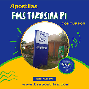 Apostila FMS TERESINA PI 2024 Auditor - Farmácia