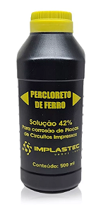 Percloreto De Ferro 500ml Solução 42% Implastec