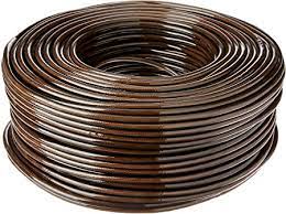 Cabo De Microfone Mono 5,00mm - Cristal Preto - Rolo com 100 Metros