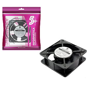 Microventilador Cooler FAN Ventoinha 120 X 120 X 38mm 110 / 220V - Com Rolamento