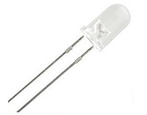 Led Difuso 5mm - Branco