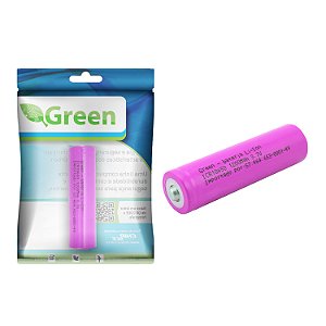 Bateria 3.7V 1200mah - Green CR 18650