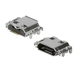 Conector Micro USB PCI - V8 - 7 terminais