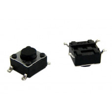 Chave Táctil 6x6x4,3mm 90° 4 Terminais SMD