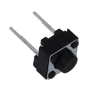 Chave Táctil 6x6x4,3mm - 2 Terminais