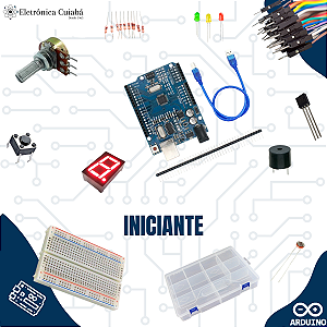 Kit Arduino para Iniciantes com caixa e Apostila em PDF com projetos