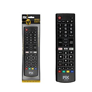 Controle Remoto Universal SmartTV LG e Samsung Duo2 Netflix / Amazon