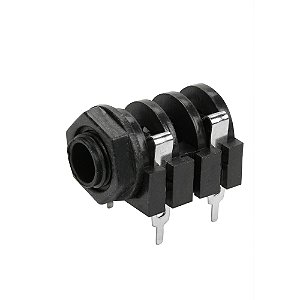 Jack P10 mono Plástico 4 Terminais Painel
