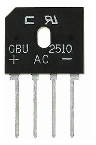 Ponte Retificadora GBU 2510 25A 1000V