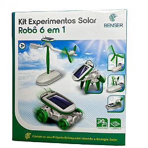 Kit Educacional Experimentos Solar 6 Em 1 com Inmetro