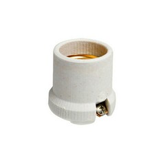 Bocal para Lâmpada de Porcelana E-27 250V - Brasfort - 8058 - 8058