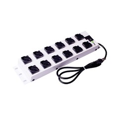 Filtro de Linha Ipec com 12 Tomadas 3 Pinos 10A 1,10 Metros Branco - A2266 - A2266