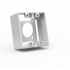 Caixa Sobrepor Padrão Linha E 2x2 Enerbras - 355-E/P - Vendido Unitário - Branco - 355-E/P