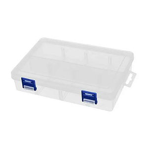 Caixa Plástica Organizadora 20x13,5x4,5cm Sem Divisórias