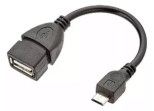 Cabo adaptador Micro usb v8 x usb Fêmea