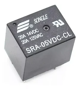 Relé 5V 20A Mini 4 Terminais