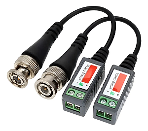 Video Balun Par Transmissor Receptor BNC UTP CFTV