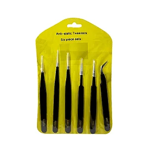 Kit 6 Pinças Anatômicas Precisão