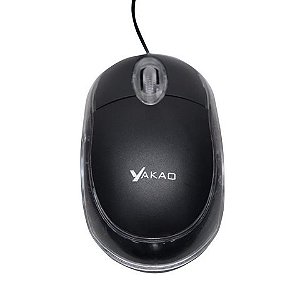 Mouse USB Mini 1000dpi Preto Yakao - B100 - B100