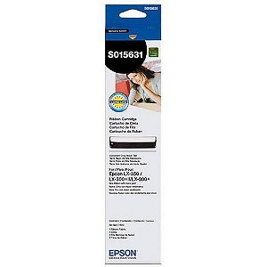 Fita Epson LX-350 / LX-300 Preto Caixa com 1 Unidade Original - S015631 - S015631